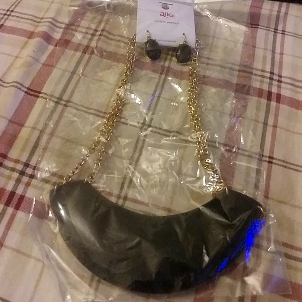 Necklace with earring